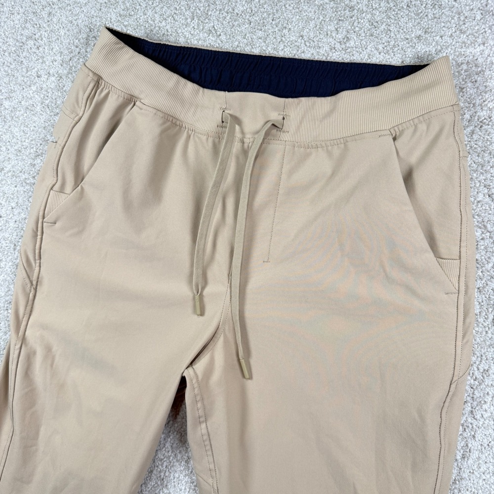 Birddogs Joggers Men Large Tan Khaki Lined Performance Drawstring Pants